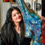 الفنانة التشكيلية السعودية شاليمار شربتلي