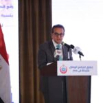 وزير الصحة والسكان خالد عبد الغفار خلال حفل إطلاق البرنامج الوطني للقبالة - مجلس الوزراء