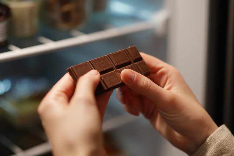 إخراج الشوكولاتة من الثلاجة يعطي إحساسًا نفسيًا بأنها طازجة، وهو ما يؤثر على تقبل الطعم.